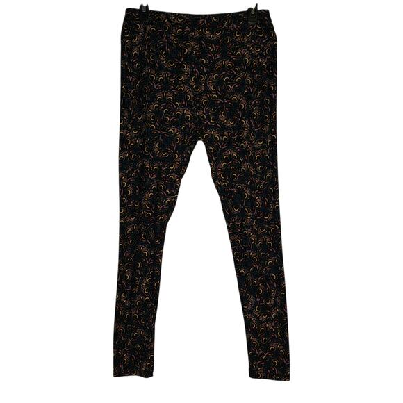 Lularoe Tall‎ & Curvy Owl Print Soft Feel Stretch Pants Lg - Picture 2 of 6